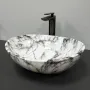 Умивальник (раковина) VBI PARMA STATUARIO GREY VEINS GLOSSY накладний — Photo 7