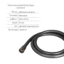 Комплект для душевої кімнати Qtap Robin Black Chrome: Змішувач QTROB4060102K + Тримач QT829910842854GRP + Шланг QTHADPVC160G +Лійка QTRUCA120R3GRP — Photo 12