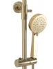 Душовий гарнітур REA PAROT BRUSHED GOLD матове золото з термостатом — Photo 10