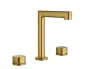 IMEX TOSCANA PVD BRUSHED GOLD Змішувач для умивальника на 3 отвори, PVD матове золото — Photo 2