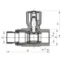 Кран радіаторний 25x3/4 прямий PPR Koer K0160.PRO (KP0205) — Photo 3