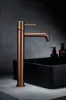 IMEX MONZA PVD BRUSHED ROSE GOLD Змішувач для умивальника високий, PVD матове рожеве золото — Photo 6