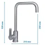 Змішувач для кухні Mixxus DAX-011-G (MI5991) — Photo 3