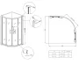 Душова кабіна без піддону Koer SR SC04-100x100x195-TR-01 прозоре скло Easy Clean 5мм, хром (KR5361) — Photo 32