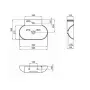 Раковина Qtap Cardinal 565х400х130 White QT0411K177WN — Photo 5