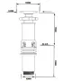 Раковина накладна Mixxus Premium STYLE-0201 520х375х140mm з донним клапаном та отвором під змішувач (MP6511) — Photo 12
