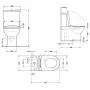 Унітаз підлоговий Qtap Stork Ultra Quiet 630×350×805 мм із сидінням Soft-close, White QTSTO27W49260 — Photo 11