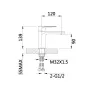 Змішувач для раковини Qtap Jay QTJAY270CRW45551 Chrome/White — Photo 3