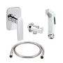 Комплект для біде Vlasta Chrome: Змішувач QTVLA6228102NC + Підключення QTCRMBH030 + ЛійкаQTCRMB120 + Шланг QTHADPVC120C — Photo 7