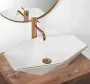 Умивальник (раковина) REA VEGAS ROSE GOLD EDGE накладний * — Photo 7