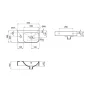 Раковина Qtap Tern 450х260х155 White QT17115117LWN — Photo 6