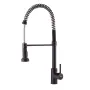 Змішувач для кухні з виливом пружина Mixxus Premium SPRING 017 BLACK (MI6951) — Photo 8