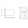 Біде підвісне Qtap Gemini 520×360×295 мм, White QTTAU28W49121 — Photo 9