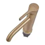 Змішувач для умивальника ZERIX REX-001-B BRUSHED GOLD з нерж. сталі (Колір матове золото) (ZX6116) — Photo 12