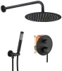 Душова система REA LUNGO BLACK + BOX прихованого монтажу — Photo 11