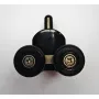 Ролики для душових кабін подвійні колеса MIXXUS PREMIUM ROLLERS SCP02-1 BLACK нижні (23mm для DIVERSE SC01,SC02,SD01) (MI7164) — Photo 5