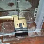 Двері в нішу Koer SR SD01-120x200-TR-12 прозоре скло Easy Clean 8мм, матове золото (KR5377) — Photo 58