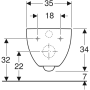 Підвісний унітаз Geberit Acanto 500.600.01.2 — Photo 6