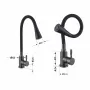 Змішувач для кухні Lidz Aria 015F31 (k35) з гнучким виливом LDARI015F31BGRP49566 Graphite/Black — Photo 10