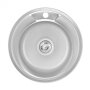 Кухонна мийка Lidz 490-A 0,6 мм Satin (LIDZ490A06SAT160) — Photo 8