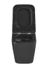 Унітаз підвісний Mixxus Premium QUADRO-0301-T3 BLACK 490х340х360mm, система змиву TORNADO 3.0 (MP6587) — Photo 20