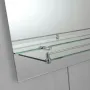 Дзеркало настінне ZERIX LAGUNA MRZ03-50x70x11 прямокутне з дугоподібним верxом та полицею (ZX5622) — Photo 11