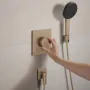 RAINDANCE ALIVE SELECT S душовий набір EcoSmart (ручний душ 3режими, шланг, тримач), шліфованна бронза — Photo 14