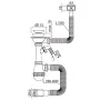 Сифон для кухні Mixxus SK-02-B 3 1/2"x40 з нерж.сіткою, відведенням для пральної машини, гнучким прямок. переливом (MI8195) — Photo 3