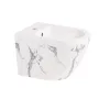 Біде підвісне Qtap Robin 515x370x350 мм, Marble QT13551381GMR — Photo 8