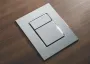 Панель змиву Koer KT-0607-02 157x198x3mm пластикова, квадратна (SS Color) — Photo 8