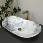 Умивальник (раковина) VBI TURIN GRANIT GLOSSY накладний — Photo 4