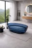 Ванна VBI VESUVIO BLUE 170 x 78 окремостояча скляна — Photo 5