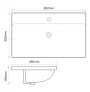 Раковина меблева MIXXUS PREMIUM STYLE-1503 800х480х190mm з отвором під змішувач та переливом (MP6500) — Photo 14