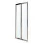 Двері bifold 90*195см, профіль хром, скло прозоре — Photo 3