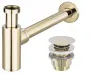 Сифон для раковини REA GOLD універсальний + CLICK-CLACK — Photo 6