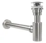 Сифон для раковини REA NICKEL BRUSHED універсальний + CLICK-CLACK * — Photo 8