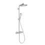 Crometta S Душова система Showerpipe 240 1jet, EcoSmart, 9 л/хв, хром — Photo 2