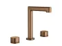 IMEX TOSCANA PVD BRUSHED ROSE GOLD Змішувач для умивальника на 3 отвори, PVD матове рожеве з — Photo 2