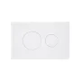 Клавіша змиву Qtap Standard 152x236x28 мм, White, кругла QTSTD164W49468 — Photo 5