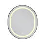 Дзеркало Mixxus Premium ELLIPSE MV05-80x70-Reverse BLACK з Led Touch, Anti-fog, димером (3-6,5kK) (MP6646) — Photo 14