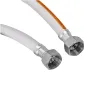 Шланг для газу ZERIX ZHG-01-FF1/2"-080 ПВХ білий 1/2"ГГ 80 см (ZX6157) — Photo 5