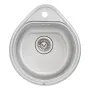 Кухонне миття Qtap 4450 0,8 мм Satin (QT4450SAT08) — Photo 7