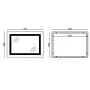 Дзеркало Mixxus WARM MR02-70x50 з Led Touch, Anti-fog, димером, регулятором яскравості, годинником (MI6668) — Photo 20
