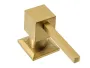 Врізний дозатор для рідини REA BRUSHED GOLD 330мл. квадратний * — Photo 7
