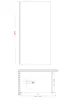 Душова перегородка Koer SR SP01-120x200-TR-01 Walk-In прозоре скло Easy Clean 8мм, хром (KR5394) — Photo 54