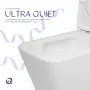 Унітаз підлоговий Qtap Crow Eco Ultra Quiet безобідковий з сідінням Soft-close QTCRO27W51030 — Photo 14