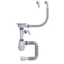 Сифон для кухні Mixxus SK-06-WH 3 1/2"x40 з пластиковою сіткою, відведенням для пральної машини, гнучким круг. переливом (MI8197) — Photo 2