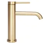 Змішувач для раковини (умивальника) REA CLIF BRUSHED GOLD золотий матовий * — Photo 7