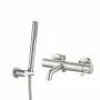Змішувач для ванни і душу VBI MILANO NICKEL настінний — Photo 2