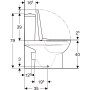 Унітаз-компакт Geberit Selnova із сидінням 501.753.00.1 — Photo 7